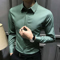 Camisa Masculina Sin Arrugas