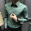 Camisa Masculina Sin Arrugas