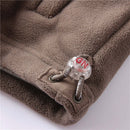 Chaqueta con capucha para hombre y forro de doble capa