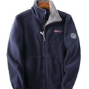 Chaqueta con capucha para hombre y forro de doble capa